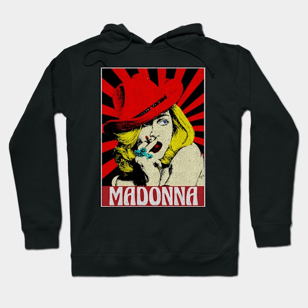 Madonna Smoke Pop Art Style Hoodie by Motor Lipat